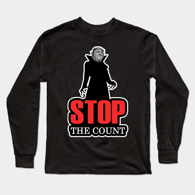 Stop Trump Long Sleeve T-Shirt by davidisnoartist